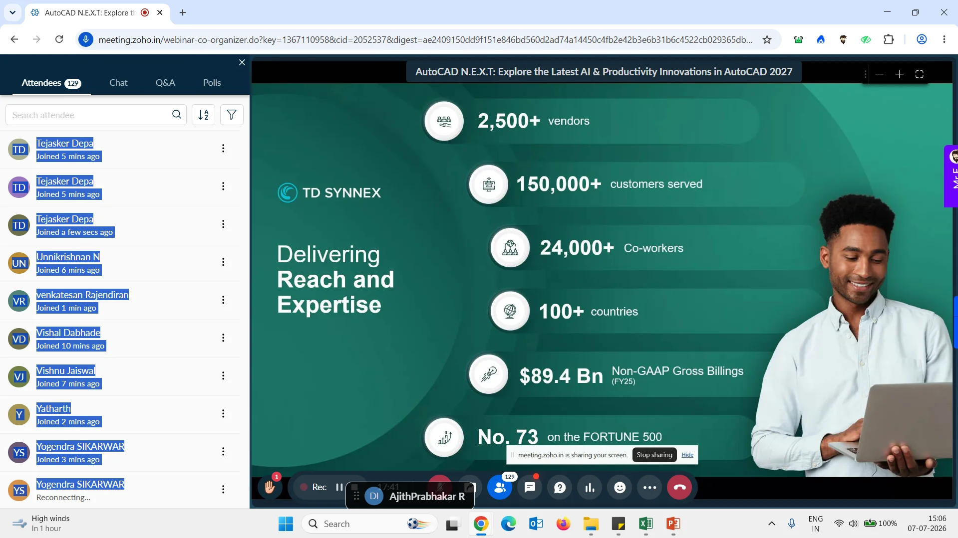 07 July 2026 | Virtual Webinar | 140 Attendees